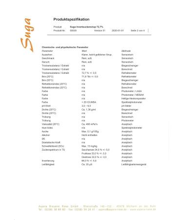 10 Liters of Inverted Sugar Syrup - Premium Quality 72.7% MAS | Intacty Sugar Solution from Germany - Lauts Suga Canister 13.6kg - Buy Online on GoSupps.com