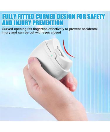 Funmo Electric Nail Clippers with Light | USB Rechargeable & Portable for Baby Kids Adults - Buy Online on GoSupps.com