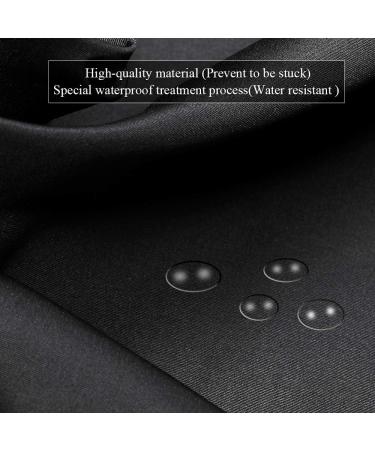 1DOT2 BART Waterproof Apron & Beard Stencil Gift for Men - Shaving Cloak & Hair Catcher - Black 109x79cm - Buy Online on GoSupps.com