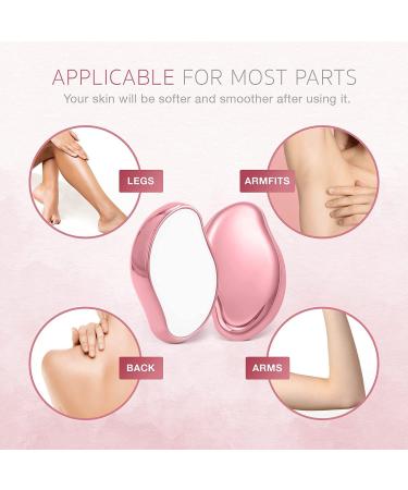 Rantherm Crystal Hair Eraser 2023 - Upgraded Hair Removal for Back, Arms, Legs in Pink - Buy Online on GoSupps.com