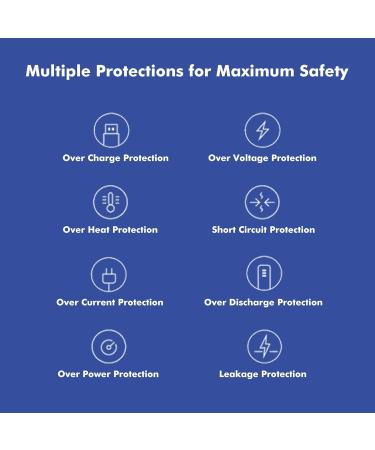 Buy Keeppower 16650 Li-ion Battery P1621U - 3.6V 2100mAh USB Rechargeable Flashlight Battery (2 Pack) | International Shipping Available - Buy Online on GoSupps.com