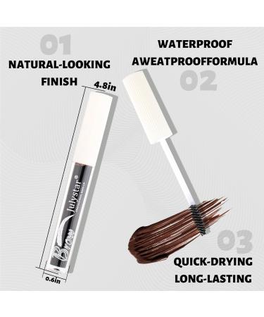 U-Shinein The Brow Glue 14H Extreme Hold Eyebrow Gel Non Sticky Formula Natural Finish Strong-Hold Clear-Drying and Water-Resistant Brow Gel Creates Laminated Brows LImitless Brow Looks Clear and Brown Clear + Brown - Buy Online on GoSupps.com