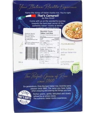 Riso Scotti Superfino Carnaroli 1 Kilogram - Buy Online on GoSupps.com