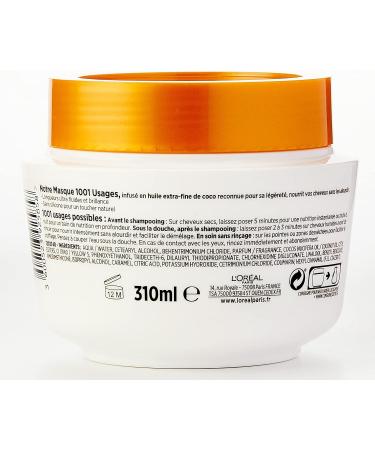 L'Or al Paris Elseve Huile Extraordinaire Coco Extra-Fine Coconut Oil Mask High Lightness Nutrition for Normal to Dry Hair 1 Unit - 310 ml - Buy Online on GoSupps.com