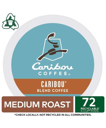 Caribou Coffee Caribou Blend Keurig K-Cup Pods, 72 Count - Medium Roast Single-Serve Coffee Pods - Buy Online on GoSupps.com