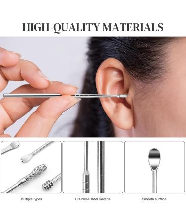 Innovative Stainless Steel Ear Wax Cleaner Tool Set - 8pcs/Set - Buy Online on GoSupps.com
