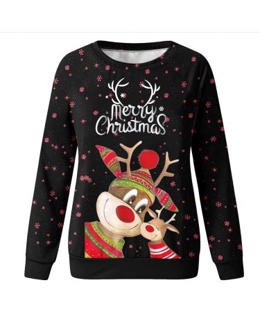 Genetic Women s Pusteblume Sweatshirt - Elegant Long-Sleeved Casual Tunic in Black | Oversized Autumn & Spring Tops - Buy Online on GoSupps.com