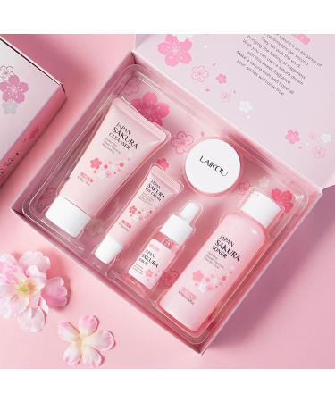 Rosard Sakura Skin Care Set | 5-Piece Facial Care for Teenage Girls & Women | Moisture & Anti-Aging Gift Set - Buy Online on GoSupps.com
