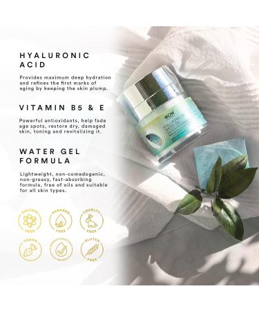 Buy WOW Skin Science Hyaluronic Acid Water Gel Face Moisturizer - Anti-Aging Cream for All Skin Types No Parabens & Silicones - 50 ml International Shipping - Buy Online on GoSupps.com