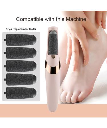 5 Pack Black Coarse Replacement Roller Refills for Finishing Touch Flawless Pedi Electric Tool - Includes Cleaning Brush | 5 Count - Buy Online on GoSupps.com