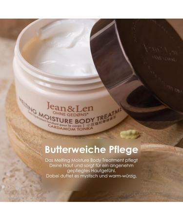 Jean & Len Melting Moisture Body Treatment - Cardamom & Tonka | Vegan Paraben & Silicone-Free Nourishing Body Butter for Normal Skin (200 ml) - Buy Online on GoSupps.com