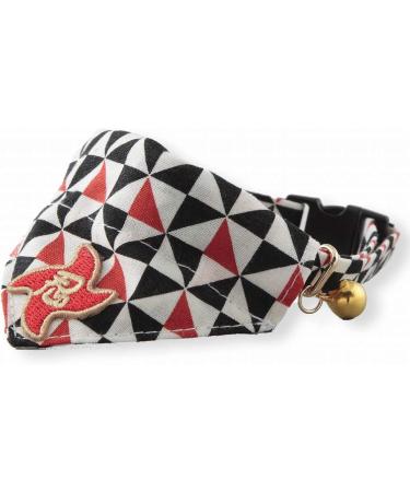 Necoichi Ninja Cat Bandana Collar - Black | Stylish and Adjustable for Your Feline Friend - Buy Online on GoSupps.com