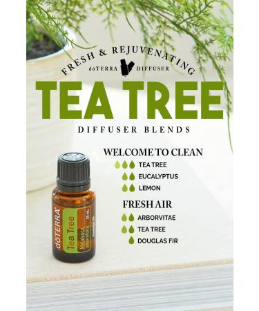 doTERRA Melaleuca (Tea Tree) Essential Oil - 15 mL 0.51 Fl Oz (Pack of 1) - Buy Online on GoSupps.com