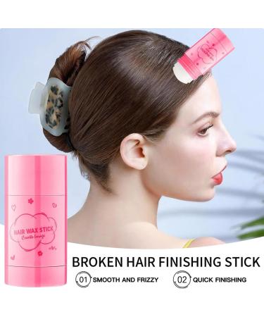 Ninnyi Hair Wax Stick Long Lasting Styling Hair Gel Stick for Fly Away and Edge Frizz(Pink) - Buy Online on GoSupps.com