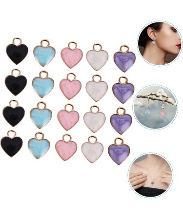 VILLCASE 150 Pcs Heart Pendant Earrings for Wedding American Flag Valentines Day Charm Pendant Key - Buy Online on GoSupps.com