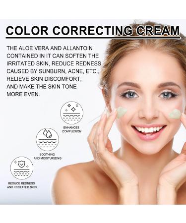 Color Correcting Cream - Hydrating Redness Treatment & After-Sun Care - Soothing Facial Cream for Spot Lightening (100g - Buy Online on GoSupps.com