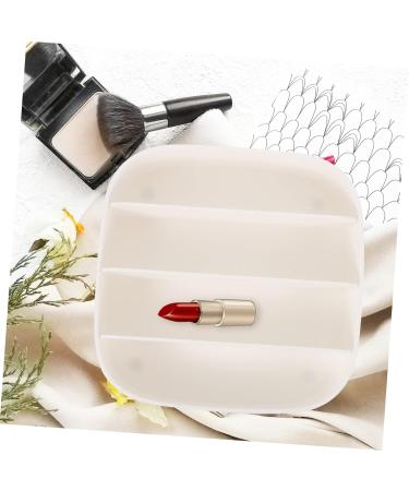 Housoutil Box Makeup Storage Box Eyeshadow Makeup Organizer Makeup Countertop Organizer Bracket Cosmetic 20.6X20X8.6CM White - Buy Online on GoSupps.com