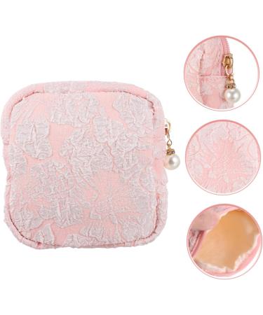 Lurrose Women s Storage Bag for Tampons & Hygiene Products - Cotton Baby Pink 11x11x3cm - Perfect for Menstruation & Travel - Buy Online on GoSupps.com