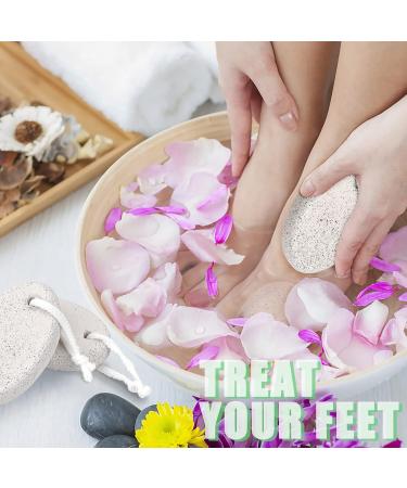 Colexy Bimsstein Foot Care Set (4-Pack) | Coarse Corneal Remover & Pedicure Stone for Dead Skin Removal - Perfect for Feet & Hands - Buy Online on GoSupps.com