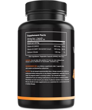 MaxX Labs Advanced Bladder Control Supplement for Women & Men 60 Caps + Vitamin K2 Supplement - Full Spectrum Vitamin K2 MK7 MK4 & Calcium - 90 Capsules - Buy Online on GoSupps.com