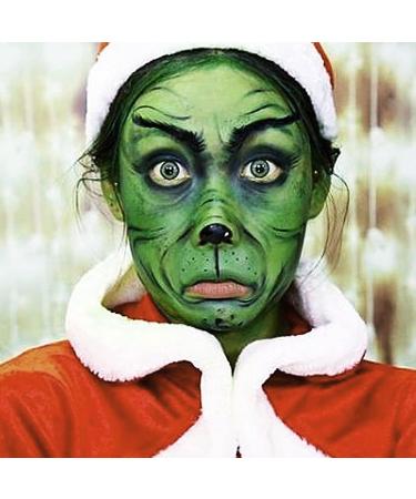 MEICOLY Green Cream Face Body Paint - Christmas Grinch Costume, Camouflage Hunting, Halloween SFX Makeup for Adults and Children - Buy Online on GoSupps.com