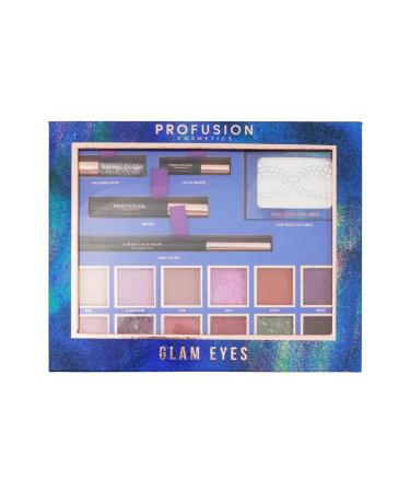 Profusion Cosmetics Euphoric Glam Eyeshadow Palette - Crystal Face Jewels for All-Day Sparkle | Transform Your Look - Buy Online on GoSupps.com