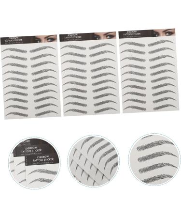 Ipetboom 6 sheets Miss Lady Eyebrow Sticker The Tie Stich Brow D Imitation Waterproof Transfer Eco Temporary - Buy Online on GoSupps.com