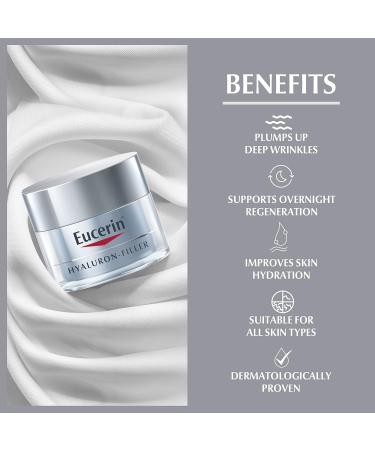 Eucerin Hyaluron-filler 3xeffect Night Cream 50ml - Buy Online on GoSupps.com