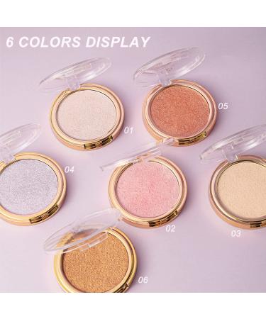 YOUNG VISION Baked Highlighter Powder Palette - Sheer Pearl Shimmer Highly Pigmented Face Makeup (0.19 Oz Pack of 1 - Buy Online on GoSupps.com
