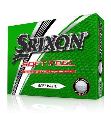 Srixon Soft Feel Golf Balls (One Dozen) White