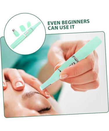 1 PC Electric Eyebrow Trimmer & Facial Hair Removal Tool - Safe Portable Green Epilator for Perfect Grooming - Buy Online on GoSupps.com