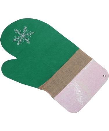 Door Hanging Glove Exquisite Details Cloth Christmas Doorway Sign Gloves Safe for Wall for Fireplaces (Green) - Buy Online on GoSupps.com