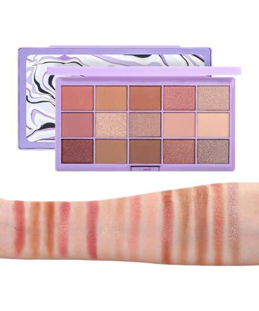 Matte Eyeshadow Palette | Smudge-Proof Long-Lasting Eye Shades Makeup Supplies Satge Use for Home Working Shopping Gathering Dating Traveling 01# - Buy Online on GoSupps.com