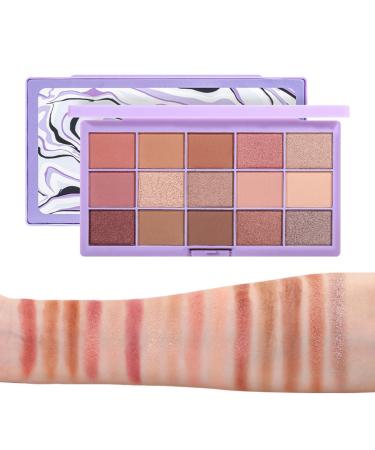 Blendable Eye Shades Makeup - Shimmering Glittering Eyeshadow | Compact Face Makeup for Women for Gathering Dating Traveling Home Working Shopping Frifer 01#