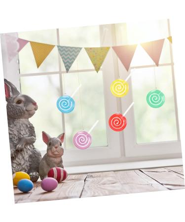 Abaodam 24 Pcs Lollipop Model The Creativity Project Decorations for Room Miniature House Decorations Emulation Food Play Toys Ornament Hairpin Sweet Charms Diy Scrapbooking Charm Kids Toy 6X3.2CMx4pcs 1 - Buy Online on GoSupps.com