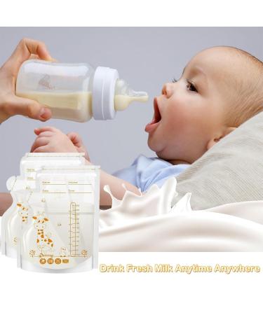 Jieyuchu Breast Milk Bags - 30 BPA-Free 250ml Storage Bags with Double-Row Closure for Quick Freezing & Thawing - Ideal for Breastfeeding - Buy Online on GoSupps.com