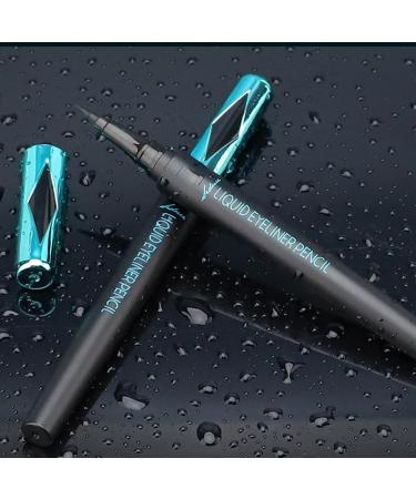 Waterproof Eyeliner | Skin-Friendly Eyeliner Pencils For Women | 4d Smooth Waterproof And Oil-proof Non-smudge Cool Black Quick-drying Liquid Eyeliner For Women Girls - Buy Online on GoSupps.com