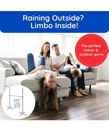 Giggle N Go Limbo Game Set - Fun Outdoor Game for Kids and Adults | Ideal Yard, Backyard, and Lawn Games for Family Parties and Gatherings - Buy Online on GoSupps.com