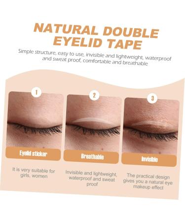 DOITOOL 2sets Double Eyelid Sticker Lasting Eyelid Tape Stickers for Girls Adhesive Eyelid Lifter Natural Double Eyelid Tape Invisible Tape Cosmetic Woman Medical Glue Eyelid Stickers - Buy Online on GoSupps.com