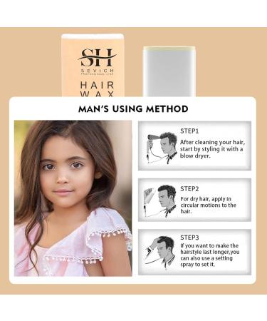 LUCKDANO Hair Wax Stick Styling Cream with Strong Fixation for Flying Hair and with Antistatic Coating Tames Unruly Hair Adds Shine NonGreasy 06 Oz - Buy Online on GoSupps.com