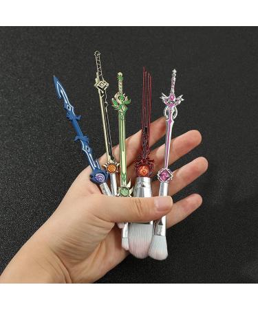 Nc Zhuyao 5-Piece Anime Makeup Brush Set with Bag | Foundation Blush Eyeshadow and More | Perfect for Creators & Beauty Lovers - Buy Online on GoSupps.com