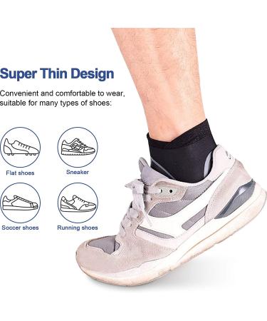 Beister Ankle Support Compression Brace - Breathable Neoprene Sleeve for Sports, Arthritis, Plantar Fasciitis - Medium, Pack of 2 - Buy Online on GoSupps.com