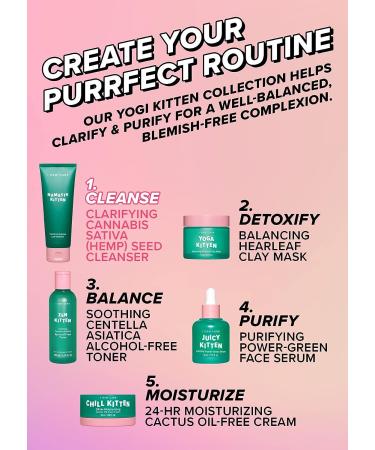 I DEW CARE Namaste Kitten Face Wash with Cypress Leaf Extract and SA | Daily Gentle Makeup Remover and Acne Foaming Cleanser | Hydrating Finish | Korean Foam Cleanser for Sensitive Skin - Buy Online on GoSupps.com