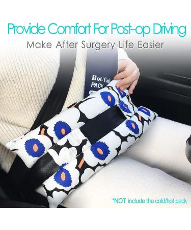 Hysterectomy Pillow for Abdominal Post Surgery Recovery - Comfort for Ice/Heat Packs, Tummy Tuck, Belly Incision - Seatbelt Gift for Women Patients - Buy Online on GoSupps.com