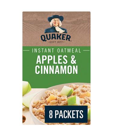 Quaker Apples & Cinnamon Instant Oatmeal 8 Packets 264g Apples & Cinnamon 264 g (Pack of 1)