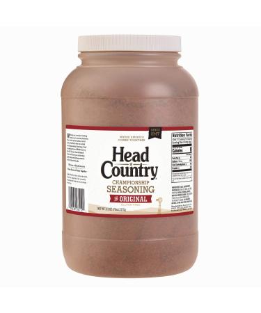 Head Country Bar-B-Q Championship Seasoning, Original | Gluten Free All-Purpose Barbecue Seasoning | Bold & Herbal Dry Spice Rub To Boost The Flavor Of All Your BBQ Favorites | 7 Pound, Pack of 1