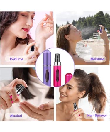 WAEKIYTL Mini Refillable Perfume Atomizer Spray Bottle 5ml Travel Size (2pcs) - Buy Online on GoSupps.com