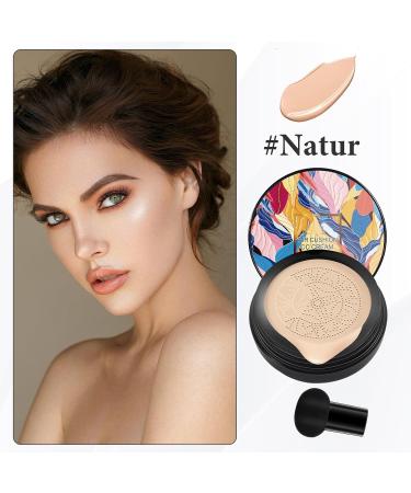 Mushroom Head Air Cushion CC Cream Beauty Cream Waterproof Moisturizing Liquid Concealer Foundation BB Cream Creates Flawless Appearance and Even Complexion (Natural Color) - Buy Online on GoSupps.com