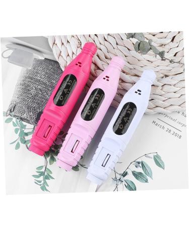 POPETPOP Electric Nail File Professional Acrylic Gel Tool Acrylic Nails Tools Manicure Polishing Tools Nail Drill Machine Nail File Drill Nail Gel Manicure Tool White Polisher Nail Polish 13.8*2.8cm White - Buy Online on GoSupps.com