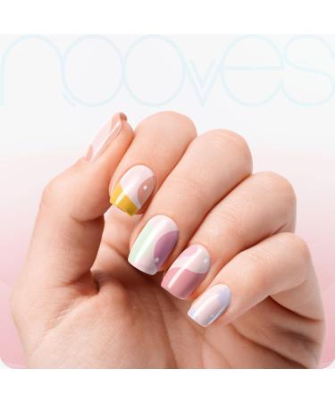  NOOVES NOOVES Nails 2 Sheets Premium Precursed Gel Nail Polish - Paradise | Art Design | Semi-Permanent Gel Nail Strips | Gel Nail Stickers - Buy Online on GoSupps.com